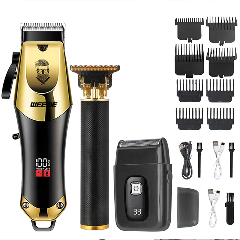 Beard Trimmer Cordless - ヴィンテージコードレスヘアカットマシン | ポータブルUSB充電式0mm髭トリマー プロ仕様電動バリカン シェーバー 散髪用