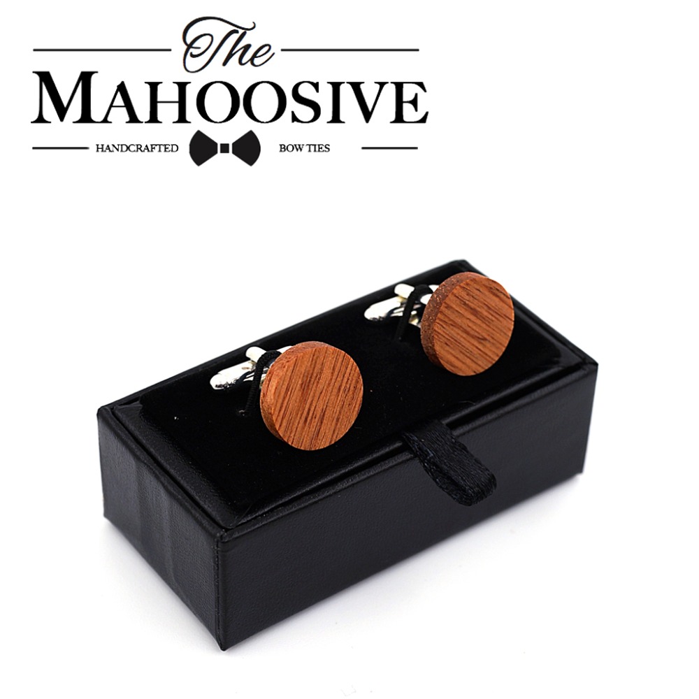 Men'S Grooming Gift Box - Mahoosive-木製のユニセックスカフリンクス,ウェディングアクセサリー,プラスチックカフリンクス,ギフトボックス付きカジュアルカフスボタン