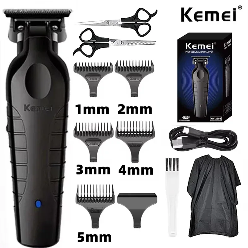 Hair Clipper Professional - Kemei KM-2299 バリカン コードレス ヘアクリッパー 0mm