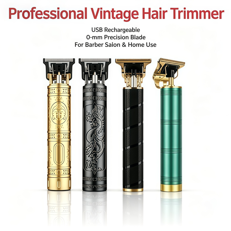 Beard Trimmer Cordless - 男性用ヘアトリマー 充電式コードレス T字型ブレード 0mm ゼロギャップ ヘアクリッパー
