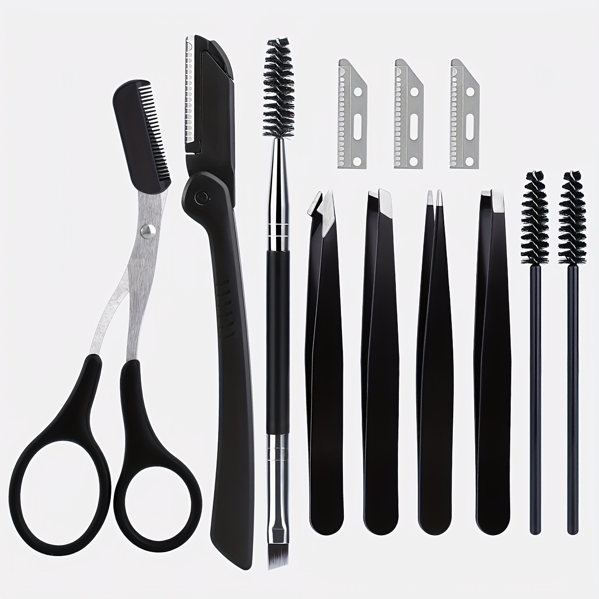 8個入りステンレス製眉毛グルーミングキット、女性と男性向けの - Mens Grooming Kit Bag のレビューと価格