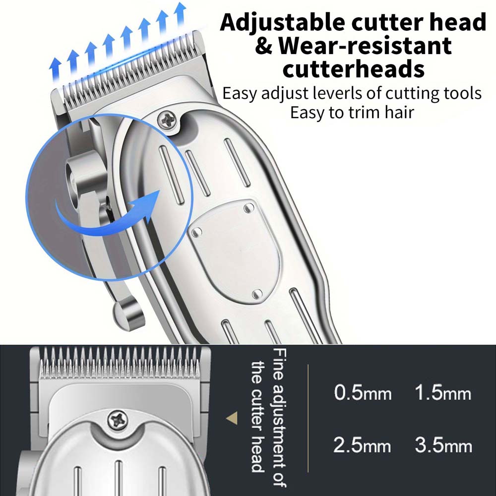 男性用プロ仕様バリカン - コードレス理髪バリカン、ヘアカッ - Beard Trimmer Cordless のレビューと価格