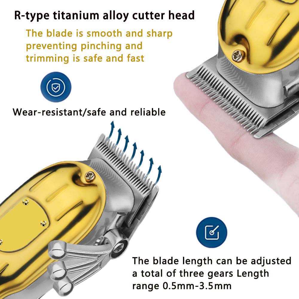 男性用プロ仕様バリカン - コードレス理髪バリカン、ヘアカッ - Beard Trimmer Cordless のレビューと価格