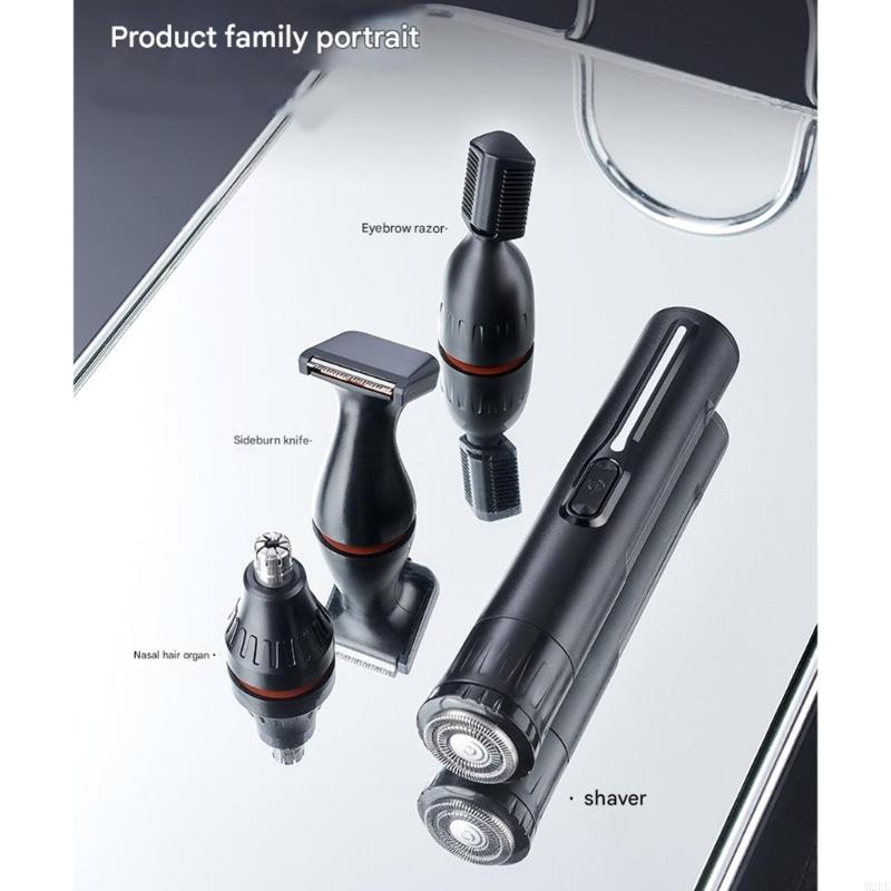 プロのグルーミングキットヘアトリミングツール 4 交換可能な - Hair Clipper Professional のレビューと価格