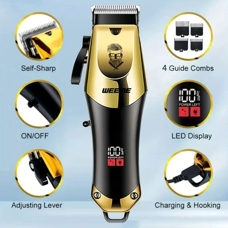 ヴィンテージコードレスヘアカットマシン |   ポータブルU - Beard Trimmer Cordless のレビューと価格