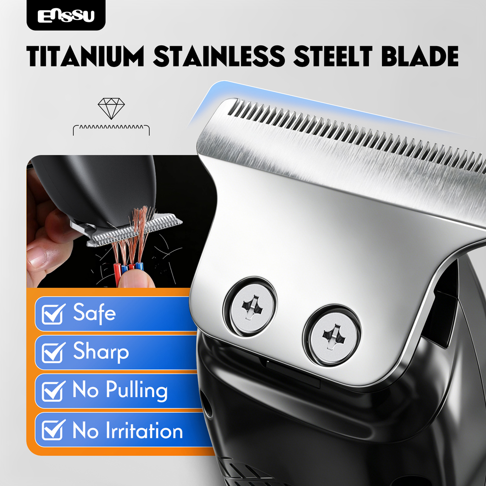 ENSSU プロフェッショナル T-ブレード ヘアトリマー  - Hair Clipper Professional のレビューと価格