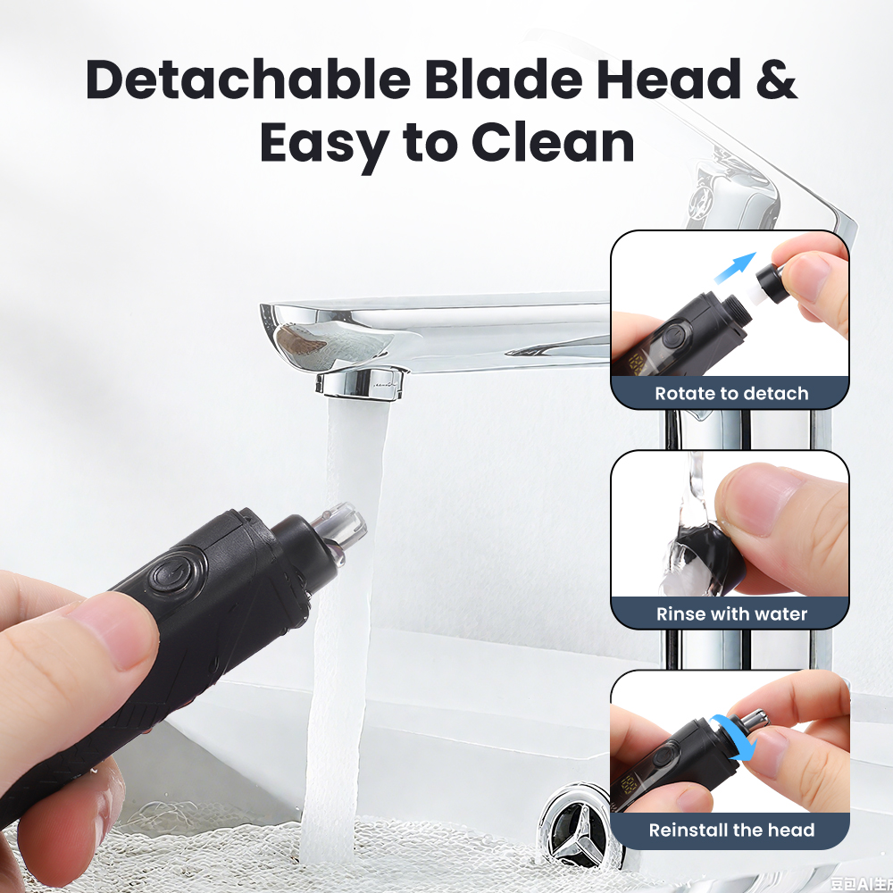 電気鼻毛バリカン充電式自動シェービング鼻トリマーユニセックス - Hair Clipper Professional のレビューと価格