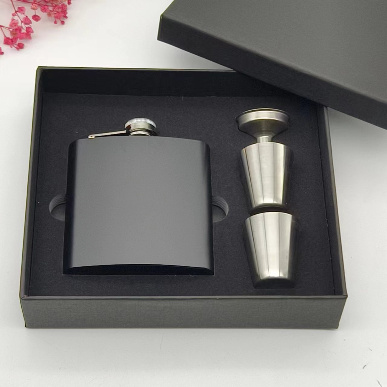 カスタム結婚式花婿の付添人ギフト刻印ベストメンズブラック6オ - Men'S Grooming Gift Box のレビューと価格