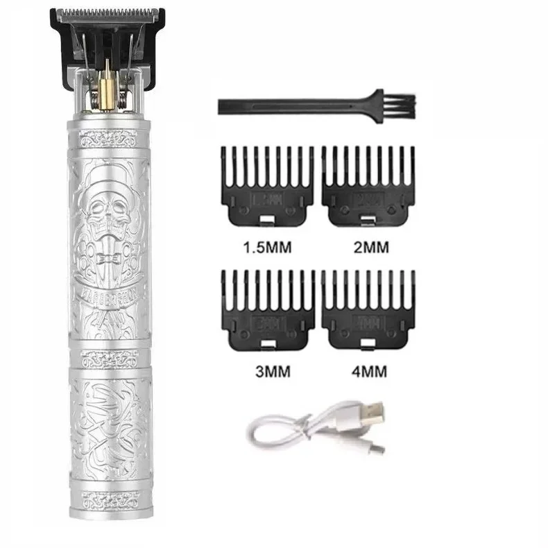 レトロプロフェッショナル電気バリカン USB 充電式コードレ - Beard Trimmer Cordless のレビューと価格