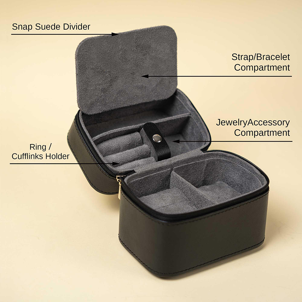男性用パーソナライズウォッチボックス、トラベルジュエリーケー - Men'S Grooming Gift Box のレビューと価格