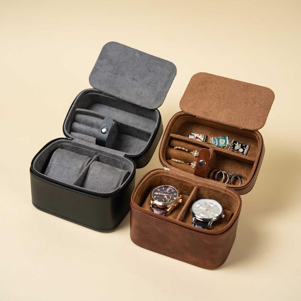 男性用パーソナライズウォッチボックス、トラベルジュエリーケー - Men'S Grooming Gift Box のレビューと価格