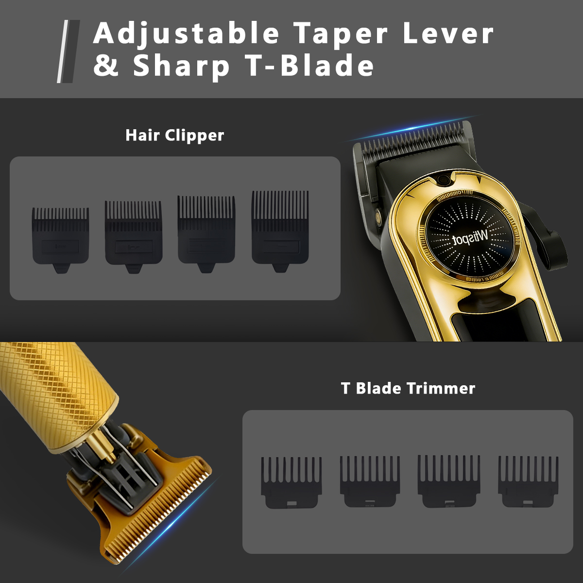 すべてを大切にしてください！ 3個/4個セット メンズ電動バ - Hair Clipper Professional のレビューと価格