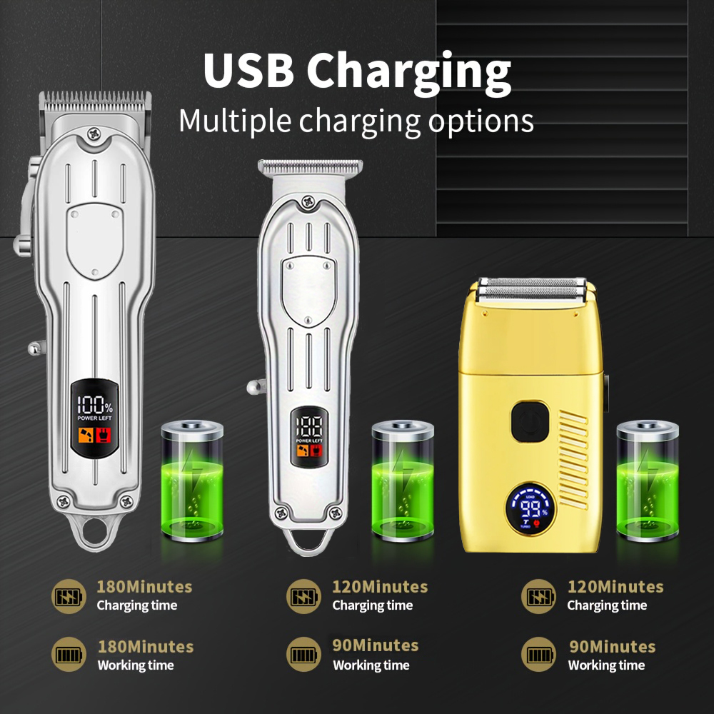 電動バリカン メンズシェーバー USB充電式バリカン＆トリマ - Hair Clipper Professional のレビューと価格