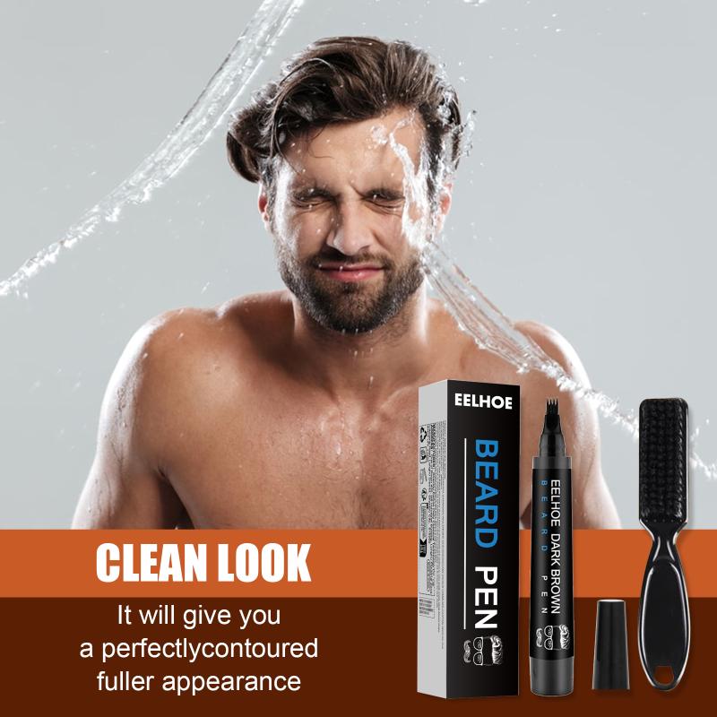 4ヘッドひげフィラーペンキット、防水ペンシル（ブラシ付き）、 - Men'S Grooming Aftershave のレビューと価格